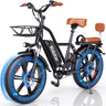 YVY FM001 20" 1000W Motor 2 Seater Fat Tire Electric Bike 48V 15Ah Battery