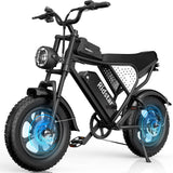 YVY Q16 16" Fat Tires Electric-Bikes-750W Motor 48v 20Ah Battery