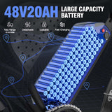 YVY Q16 16" Fat Tires Electric-Bikes-750W Motor 48v 20Ah Battery