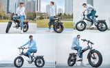 RIDSATR H20 20" Foldble Electric Bike 1000W Motor 48V 15Ah Battery
