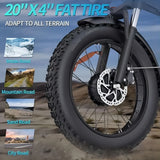 YVY H20 Pro 20" Folding Electric Bike 2000W Motor 48V 23AH Battery