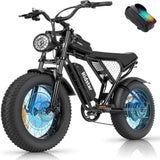 RIDSTAR Q20 Lite 20" Fat Tires Electric Bikes 1000W Motor 48V 15Ah Battery