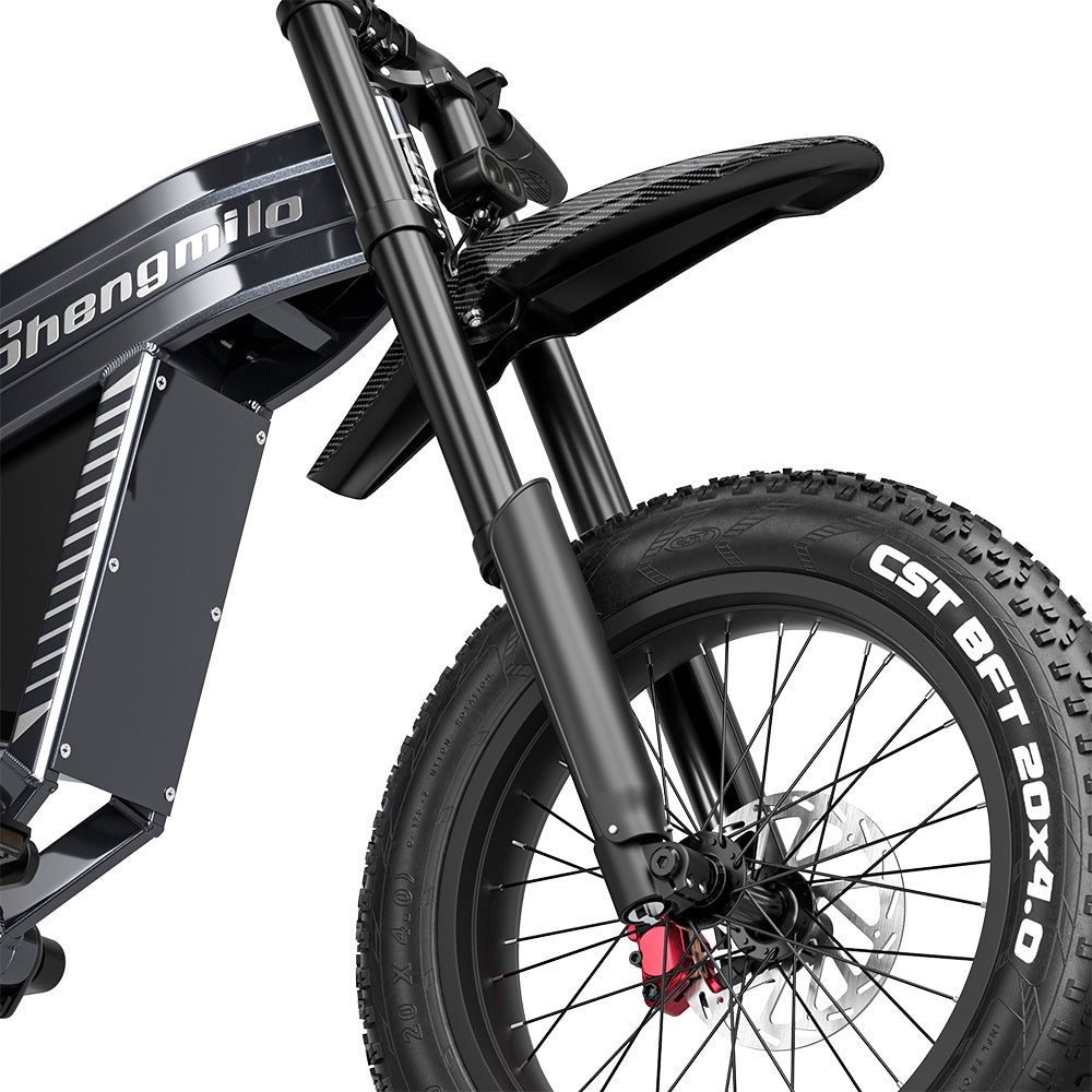 SHENGMILO S900 20" All-Terrain Electric Bike 1500W Motor 60V 30Ah Battery
