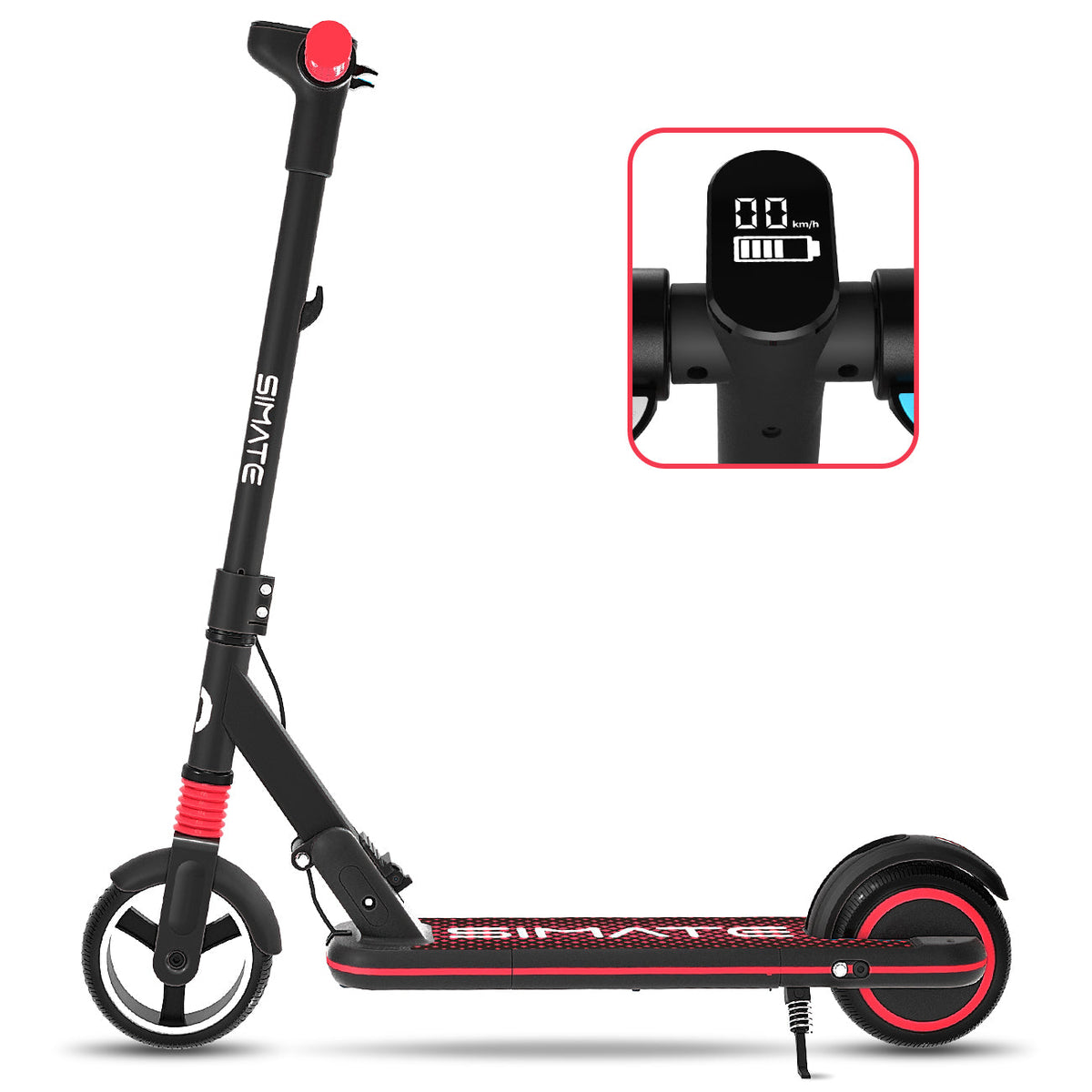 SIMATE S3 Kid＆s Foldable Electric Scooter Combo