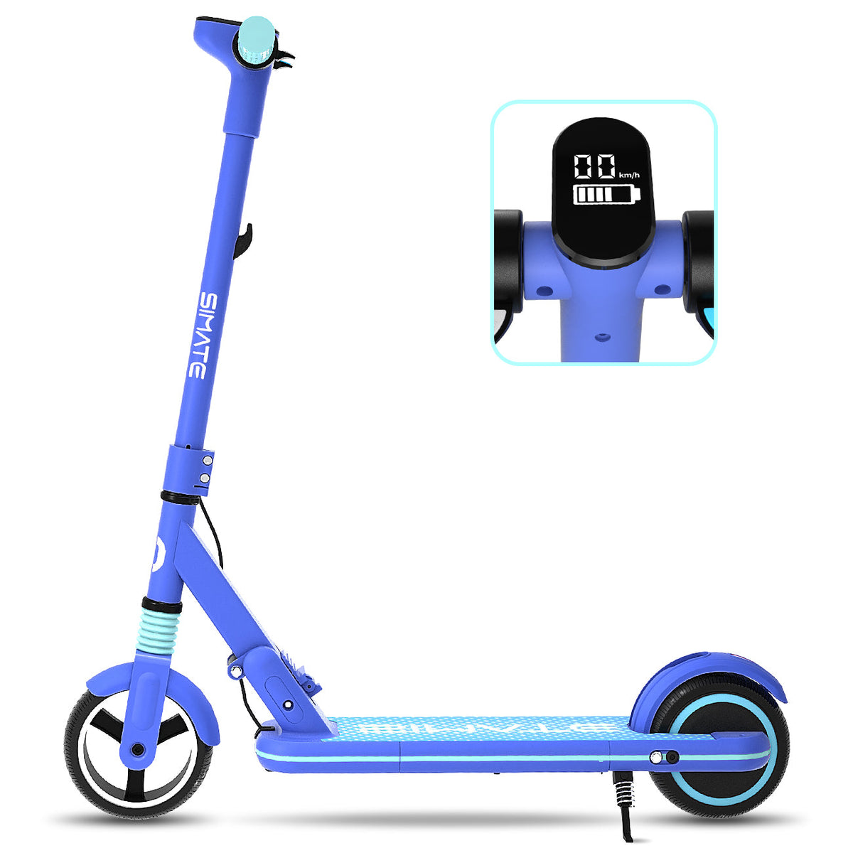 SIMATE S3 Kid＆s Foldable Electric Scooter Combo