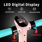 SIMATE S3 Kid＆s Foldable Electric Scooter Combo