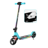 Simate S5 - Patinete eléctrico con luz flash para niños, motor de 130 W, batería de 24 V y 2,5 Ah
