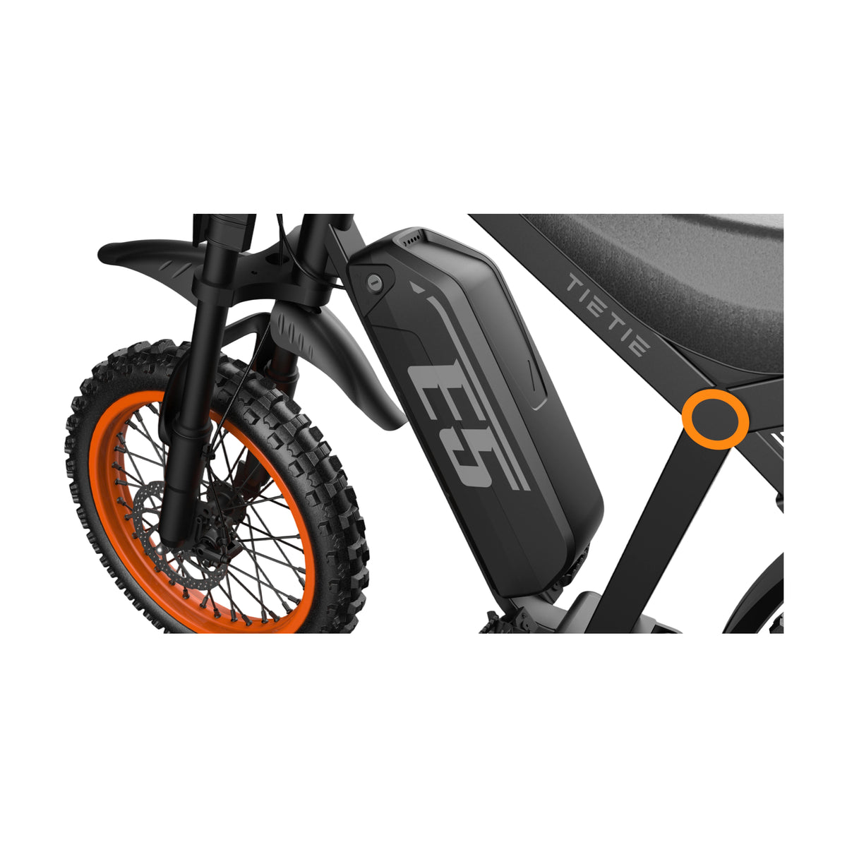 TIETIE E5 14" Off-Road E-Bike 750W Motor 48V 20Ah Battery