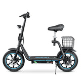 TWOFISH M5 Elite 14" Seated E-Scooter 500W Motor 48V 13Ah Battery (EU)