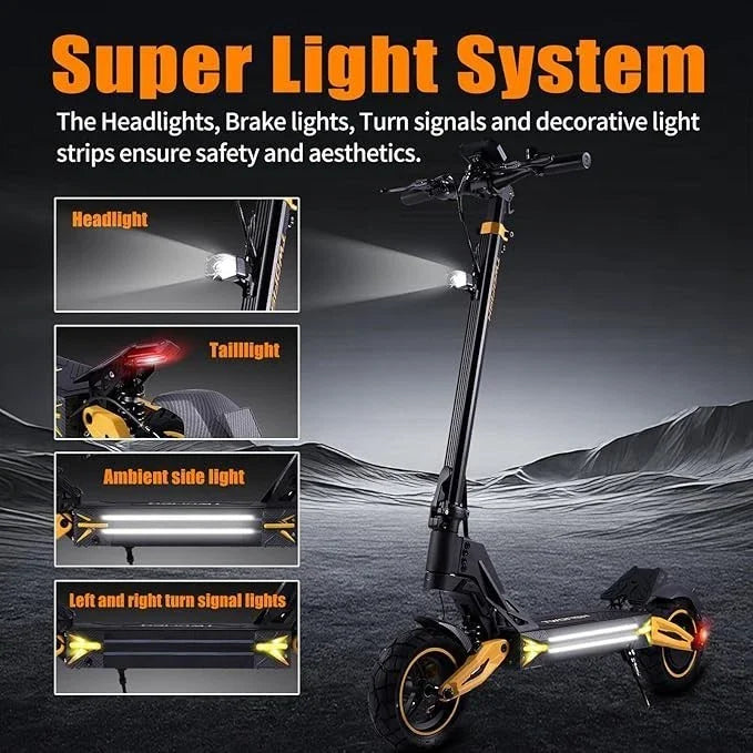 TWOFISH V2 MAX 10" Off-Road E-Scooter 800W Motor 48V 17Ah Battery
