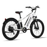 TOTEM Ranger 26" Fat Tire Electric Bike 750W Geared Hub Motor 48V 15Ah Battery