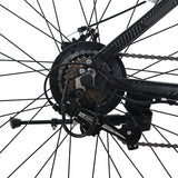 TOTEM Volcano 27.5" Electric Mountain Bike with Fenders 500W Rear HUB Motor 48V 10.4Ah Battery