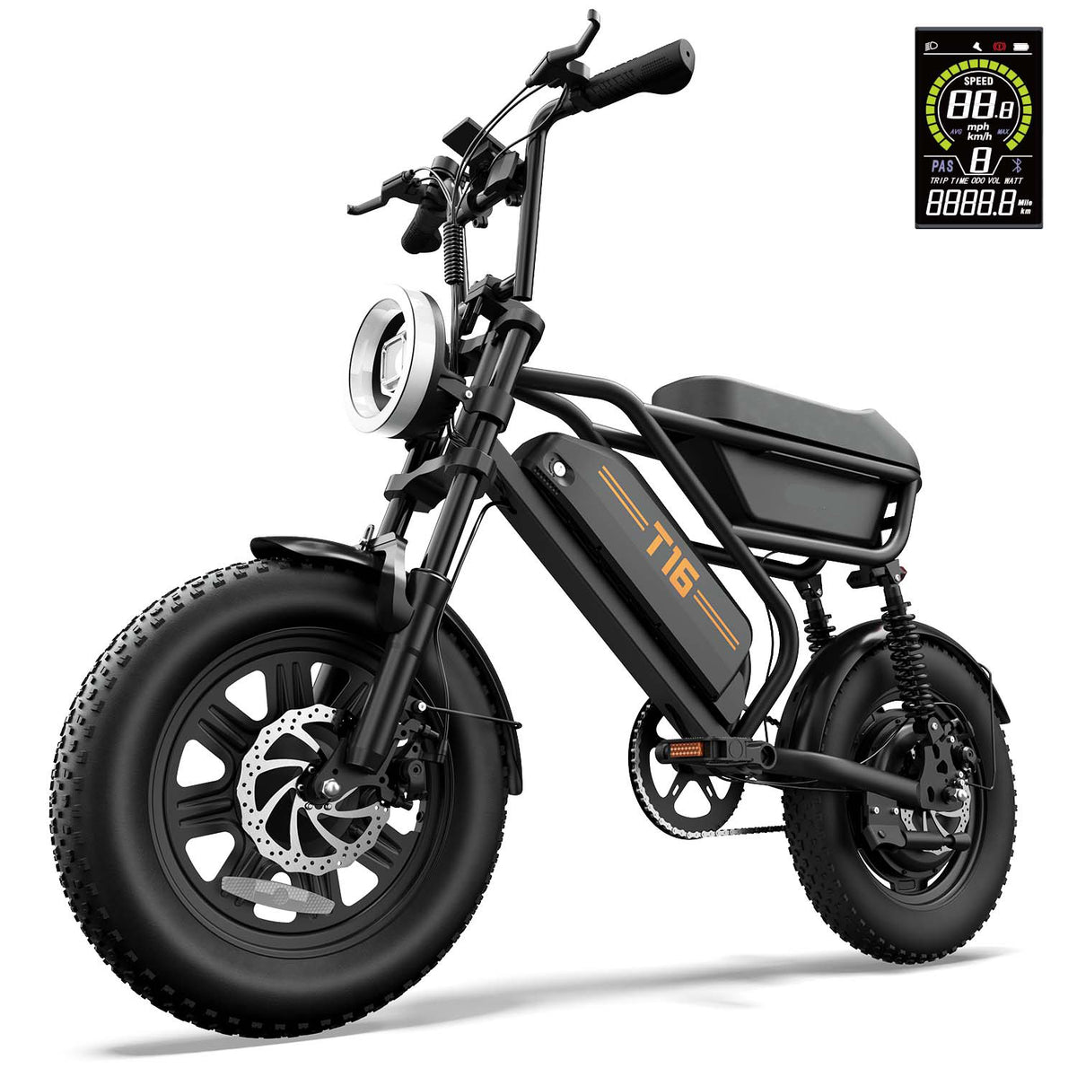 URLIFE T16 16" Off-Road E-Bike 250W Motor 48V 13Ah Battery