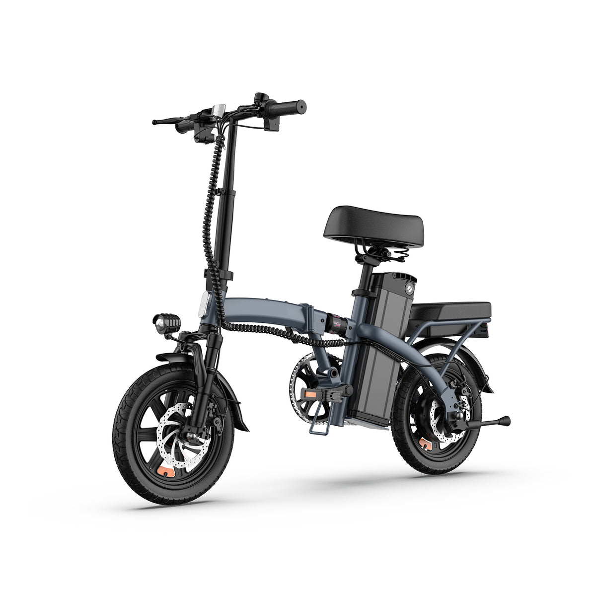 URLIFE F1L 14"Folding Electric Bike 500W Peak Motor 48V 7.5Ah Battery (US edition)