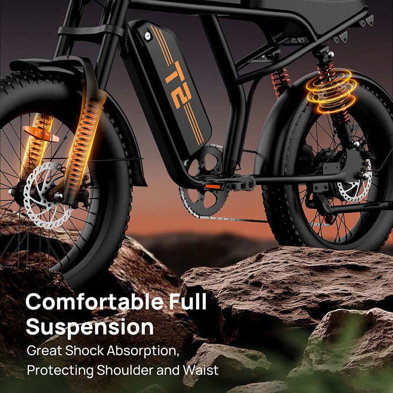 URLIFE T2 20" Off Road Electric Bike 250W Motor 48V 15.6Ah Battery (UK&EU Version)