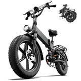 URLIFE T5 20"Folding Electric Bike 1500W Peak Motor 48V 13Ah Battery (EU & UK)