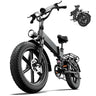 URLIFE T5 20"Folding Electric Bike 1500W Peak Motor 48V 13Ah Battery (EU & UK)