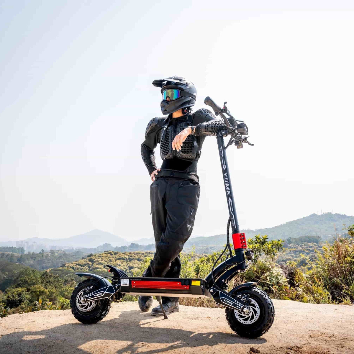 YUME Raptor 11" All-Terrain Electric Scooter 3000W*2 Dual Motors 60V 27Ah/30Ah Battery