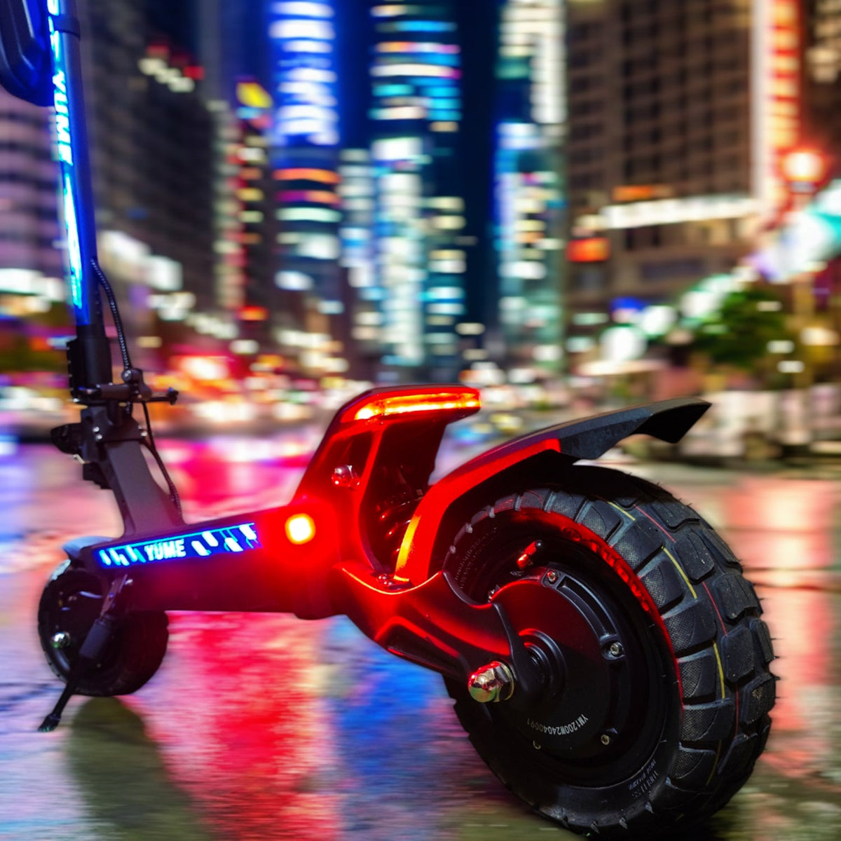 YUME Hawk 10" All-Terrain Electric Scooter 1200W*2 Dual Motors 60V 22.5Ah Battery