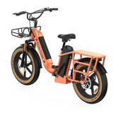 ASOMTOM MAMMOTH 20" Cargo Electric Bike 750W Motor 48V 15Ah Dual Battery