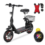 BOGIST M5 Pro-S 12" Seated E-Scooter 500W Motor 48V 13Ah Battery With Seat