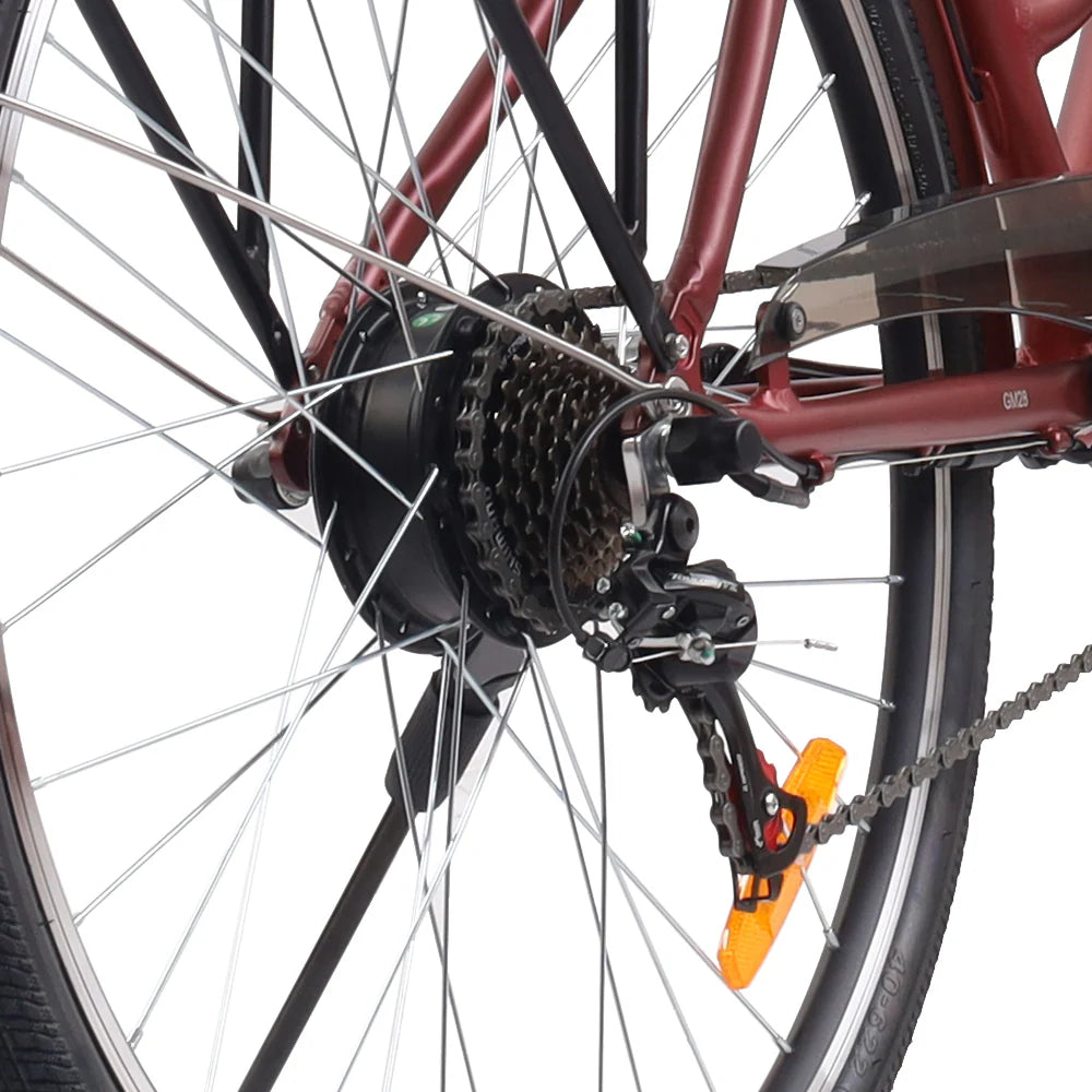 GOGOBEST GM28 27.5" Electric City Bike 350W Motor 36V 10.4Ah Battery