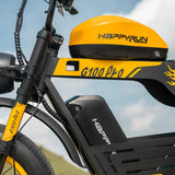 HAPPYRUN G100 Pro Fat Tire Electric Bikes 3000W 72V 33Ah Dual Batteries