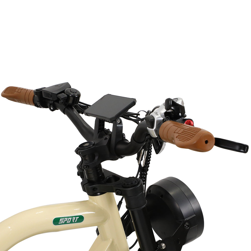 ONESPORT W66 20" Retro Electric Bike 500W Motor 48V 13.5Ah Battery