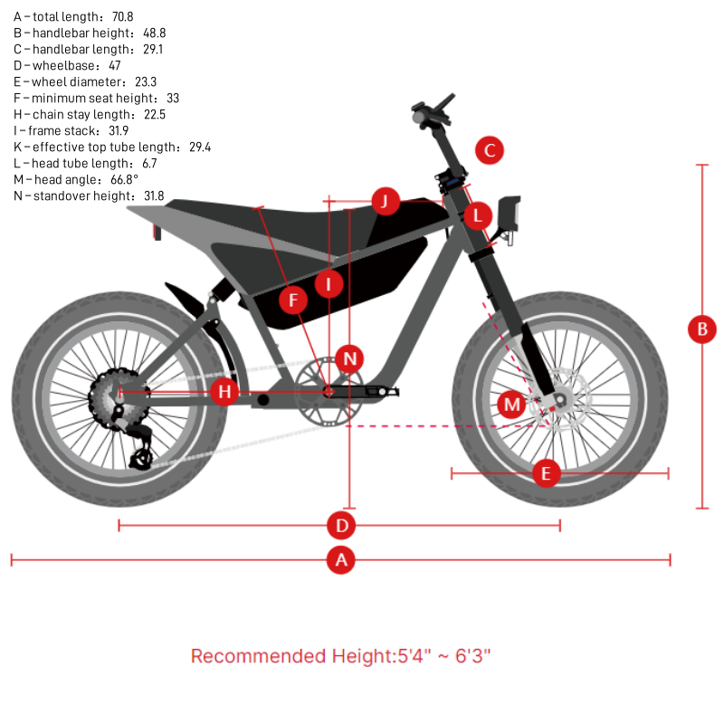 HIMIWAY C5 20" Ultra Version Electric Bile 750W (US)/ 250W (UK&EU) Motor 48V 20Ah Battery