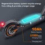 HONEYWHALE E9 Pro Max 10" Foldable Electric Scooter 500W Motor 36V 10Ah Battery (ABE)