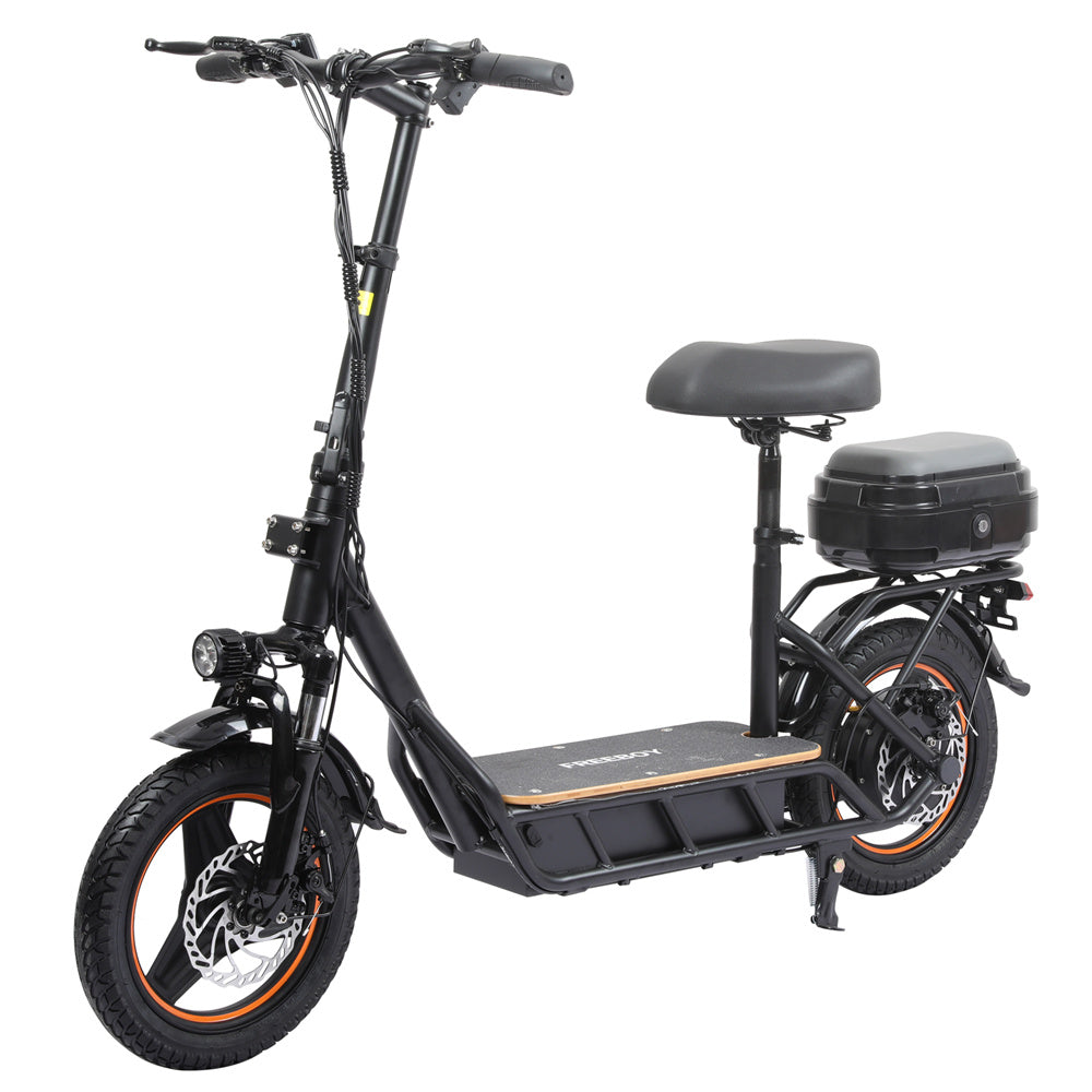 HONEYWHALE J14 14" Storage Box Commuting Electric Scooter with Seat 750W Motor 48V 18Ah Battery