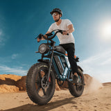 JANSNO X70 Pro 20" Off Road Electric Bike Peak 1500W Motor 48V 37Ah Battery