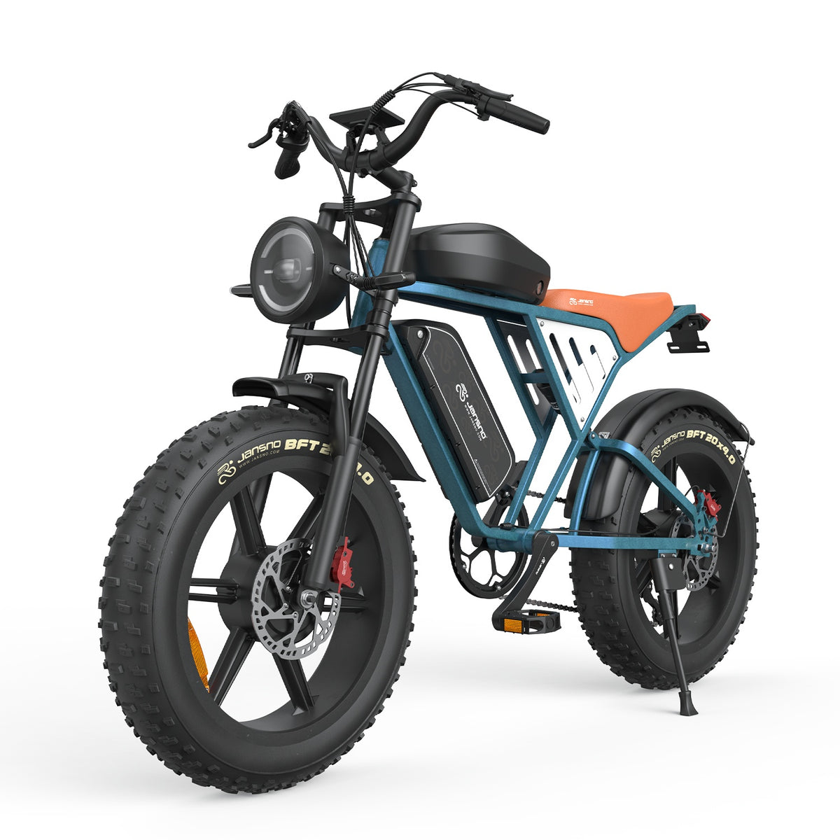 JANSNO X70 Pro 20" Off Road Electric Bike Peak 1500W Motor 48V 37Ah Battery