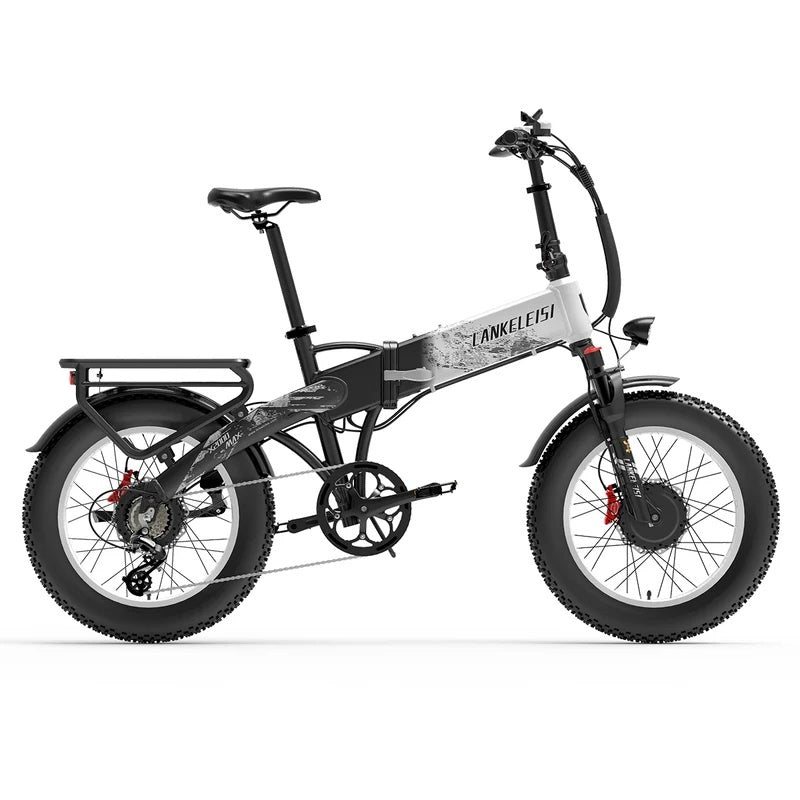 LANKELEISI X2000 MAX 20" Foldable Electric Bike 2000W Dual Motor 48V 20Ah Battery