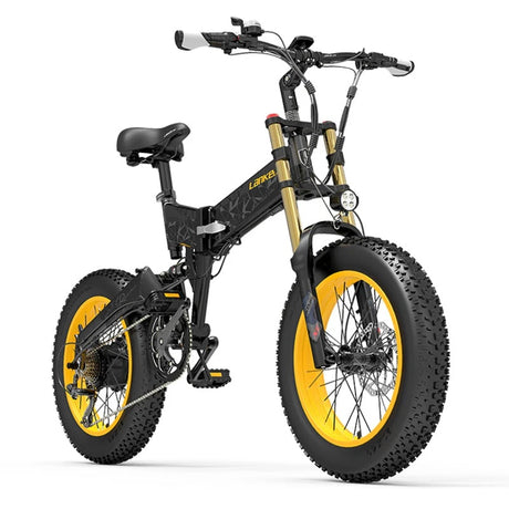 LANKELEISI X3000PLUS-UP 20" All-Terrain Electric Bike 1000W Motor 48V 17.5Ah Battery