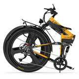 LANKELEISI XT750 Sports 26" Folding Electric Bike 500W Motor 48V 12.8Ah Battery