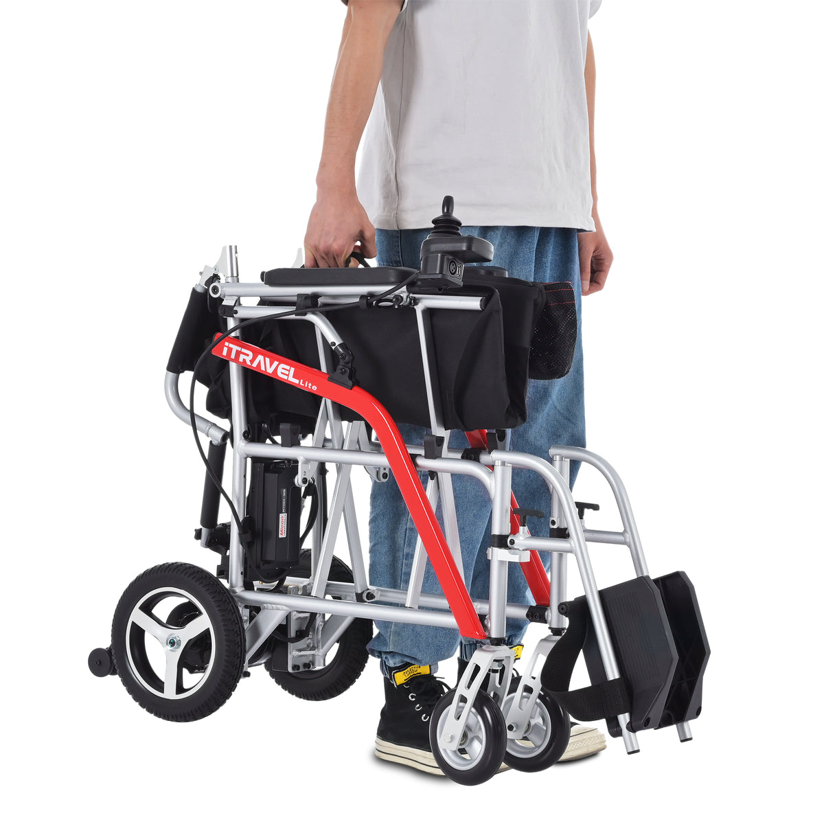 METRO MOBILITY ITRAVEL LITE 10" 4 Wheel Mobility Electric Wheelchairs 300W Motor 24V 10Ah Battery (Airplane-friendly)