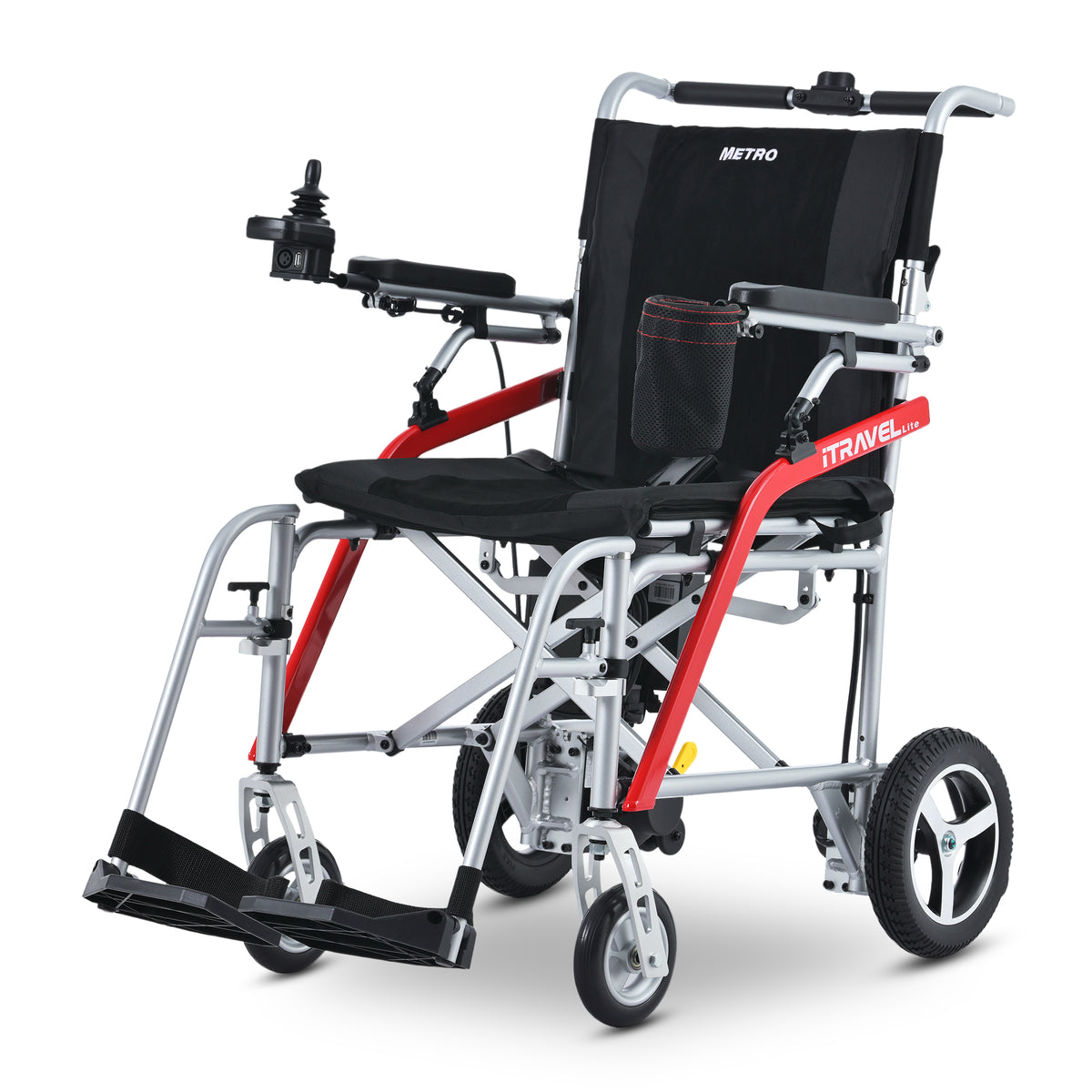METRO MOBILITY ITRAVEL LITE 10" 4 Wheel Mobility Electric Wheelchairs 300W Motor 24V 10Ah Battery (Airplane-friendly)