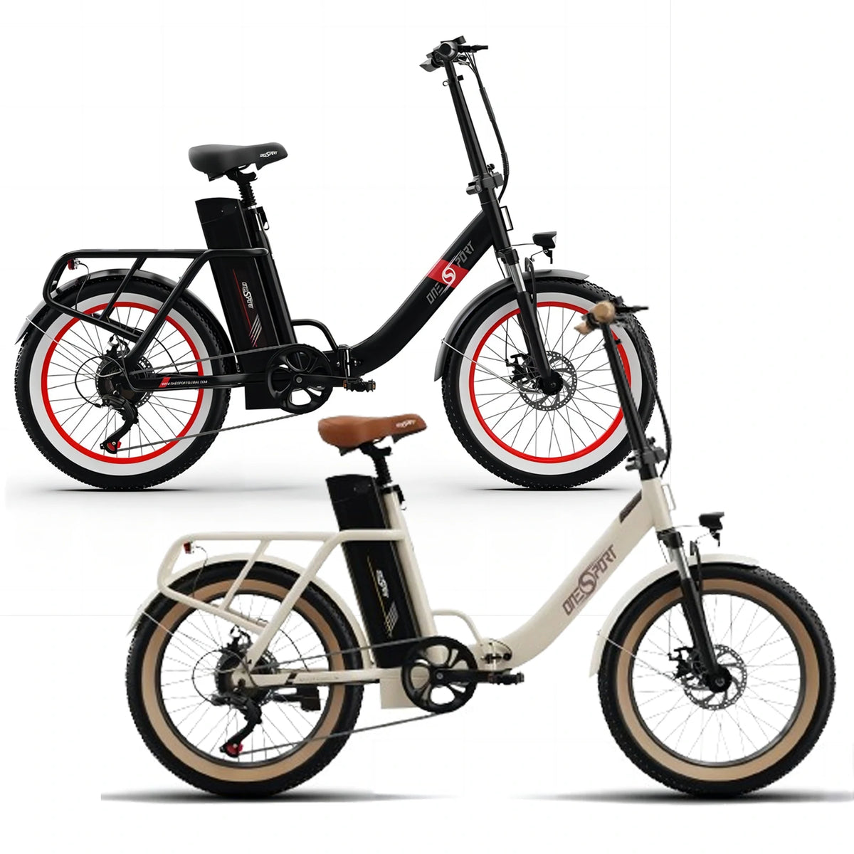 ONESPORT OT16-2 Step-Thru Electric Bike Combo