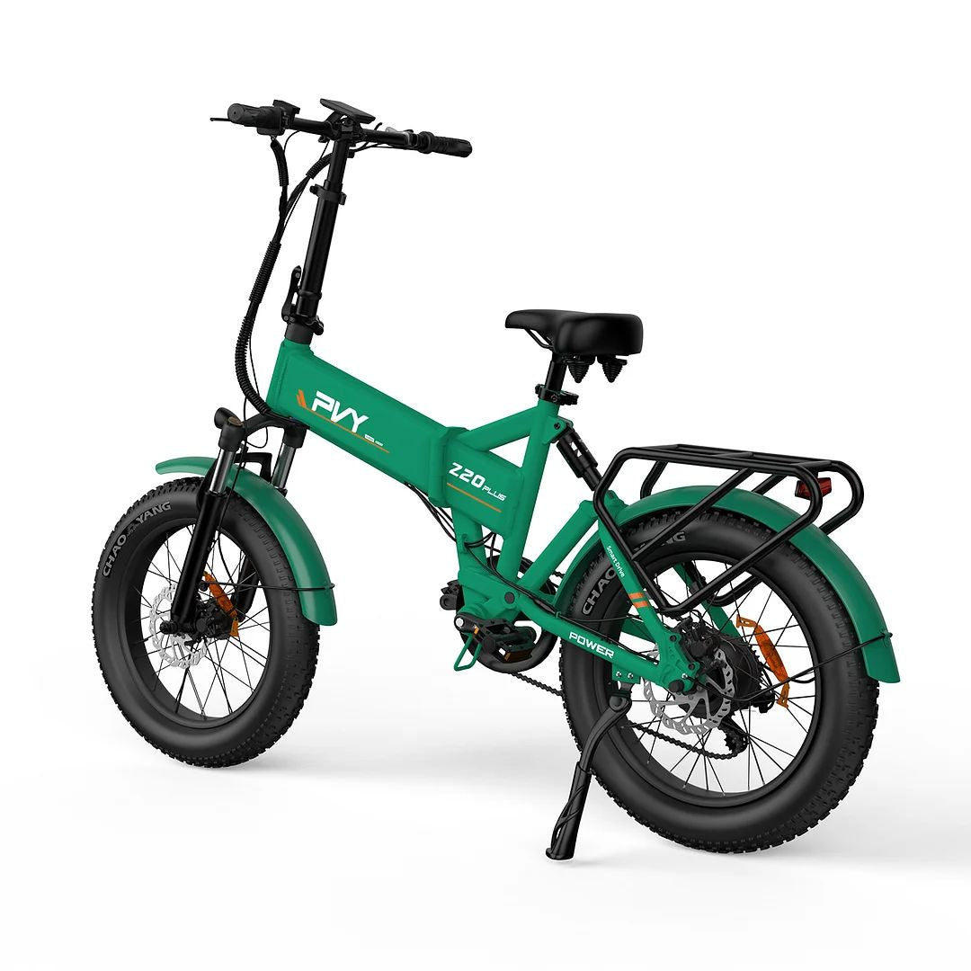 PVY Z20 Plus 20" Fat Tire Electric Folding  Bike 1000W Motor 48V 16.5Ah Battery